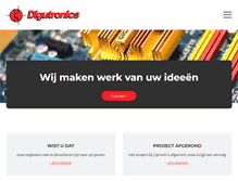 Tablet Screenshot of digutronics.nl
